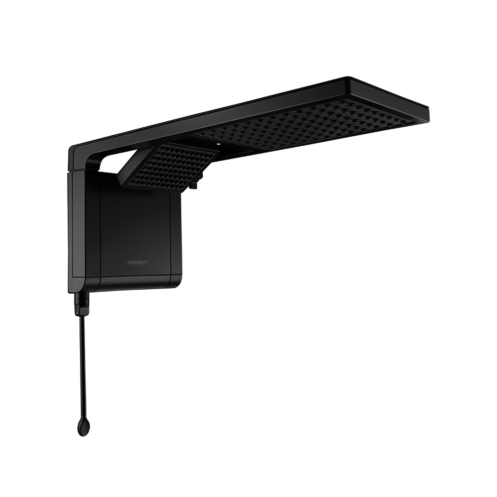 Ducha Electrica Lorenzetti Acqua Duo Ultra Negra Mate 220v - Miniatura 1