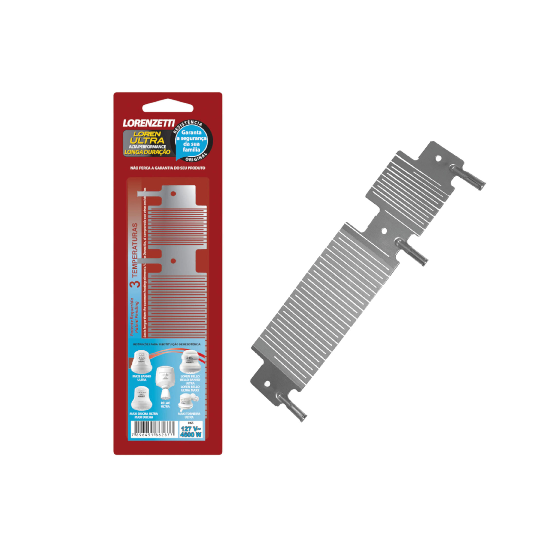 Resistencia Lorenzetti Maxi Ducha Ultra 220v - Miniatura 1